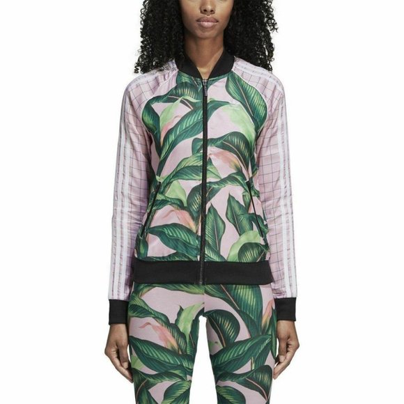 Adidas womens flower tracksuit online